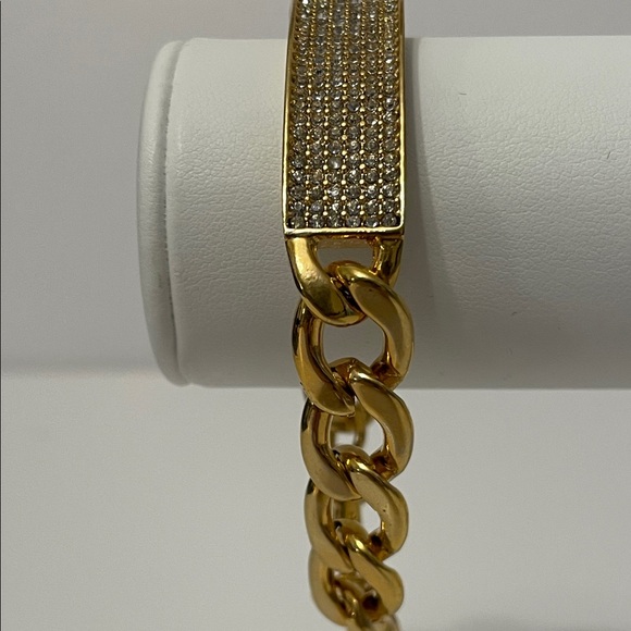 Joan Rivers Gold Tone ID Bracelet - Picture 4 of 12